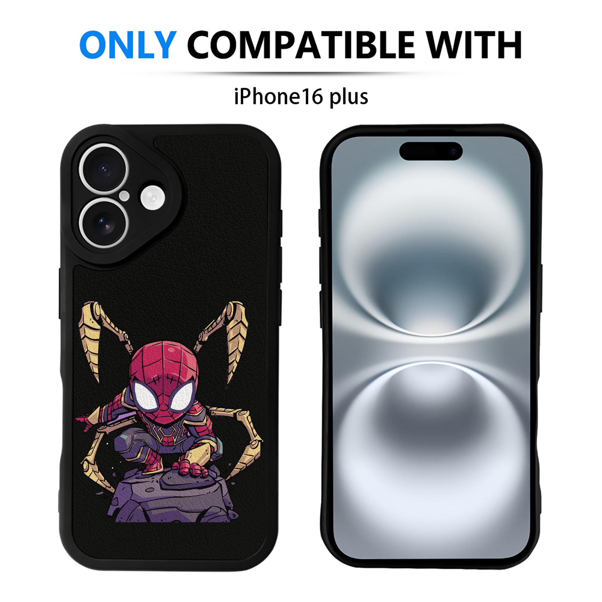 （画像用） アベンジャーズ The Avengers 【iPhone 16シリーズ対応】シリコンスマホケース（レザー調） 材質：シリコン